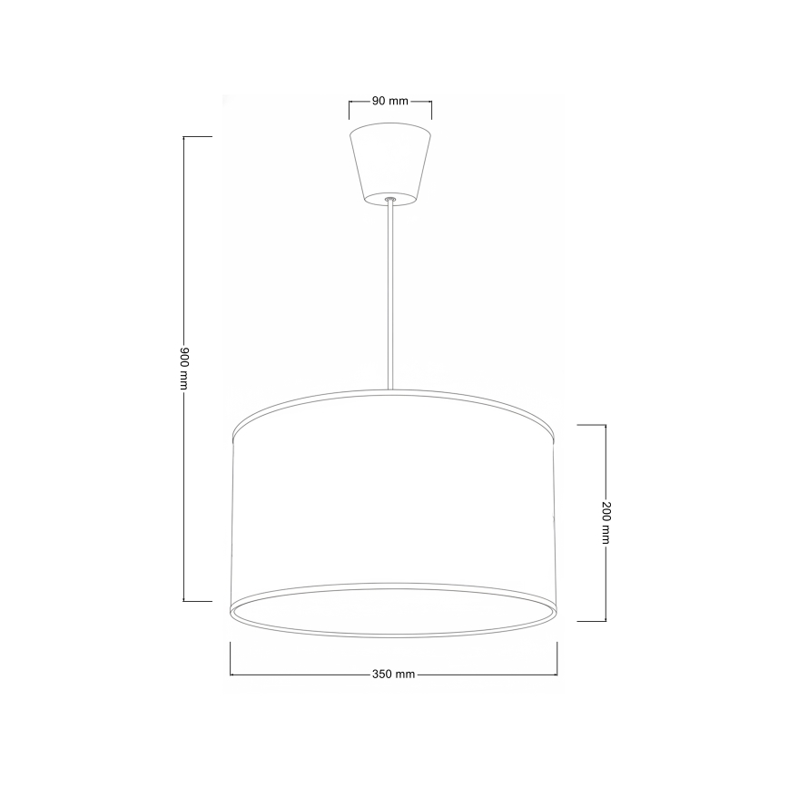 Brilagi - LED Dětský lustr na lanku BOBO 1xE27/60W/230V pr. 35 cm bílá/jednorožci