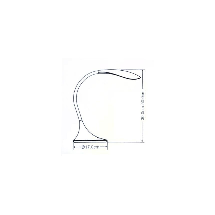 Brilagi - LED Dotyková stmívatelná stolní lampa SWAN LED/5,5W/230V bílá