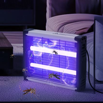 Brilagi - LED Elektrický lapač hmyzu UV 2xLED/3W/230V 30 m2