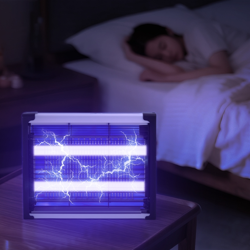Brilagi - LED Elektrický lapač hmyzu UV 2xLED/3W/230V 30 m2