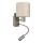 Brilagi - LED Flexibilní nástěnná lampa BOBO 1xE27/25W/230V + LED/3W matný chrom/béžová/puntíky