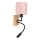 Brilagi - LED Flexibilní nástěnná lampa BOBO WOOD 1xE27/25W/230V + LED/3W dub/černá/růžová