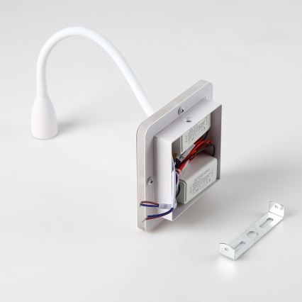 Brilagi - LED Flexibilní nástěnná lampa MAYA Double LED/4W/230V + LED/3W bílá