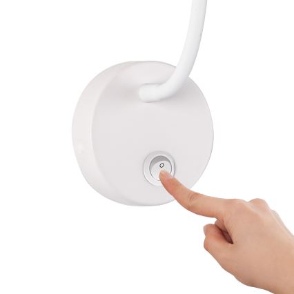 Brilagi - LED Flexibilní nástěnná lampa MAYA LED/3W/230V 4000K bílá/zlatá
