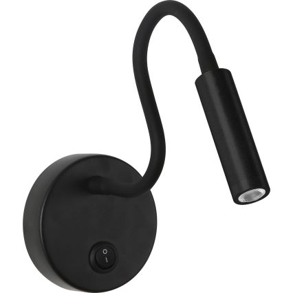 Brilagi - LED Flexibilní nástěnná lampa MAYA LED/3W/230V 4000K černá