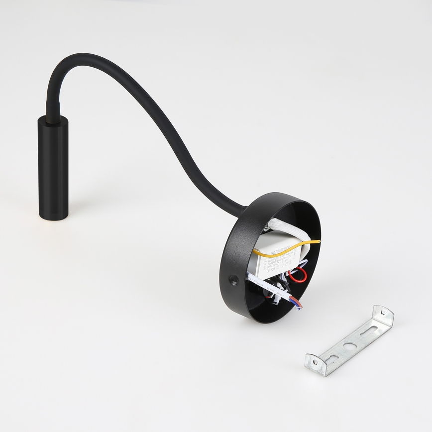 Brilagi - LED Flexibilní nástěnná lampa MAYA LED/3W/230V 4000K černá