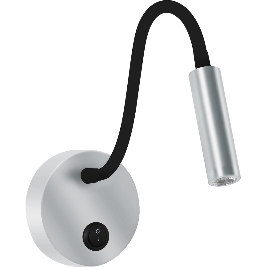 Brilagi - LED Flexibilní nástěnná lampa MAYA LED/3W/230V 4000K stříbrná
