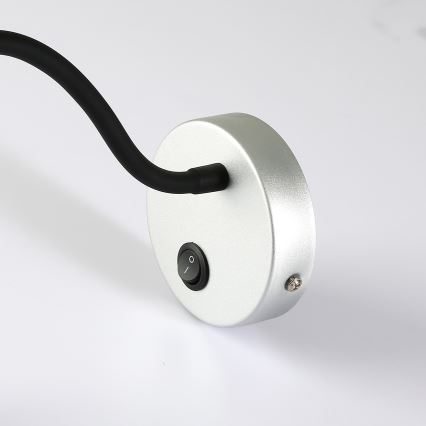 Brilagi - LED Flexibilní nástěnná lampa MAYA LED/3W/230V 4000K stříbrná