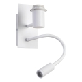 Brilagi - LED Flexibilní nástěnná lampa NUBILA 1xE27/25W/230V + LED/3W bílá