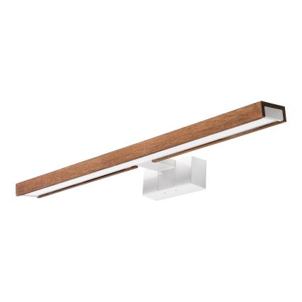 Brilagi - LED Koupelnové osvětlení zrcadla 3v1 WOODY MIRROR LED/12W/230V 60 cm IP44 bílá/dub třešeň