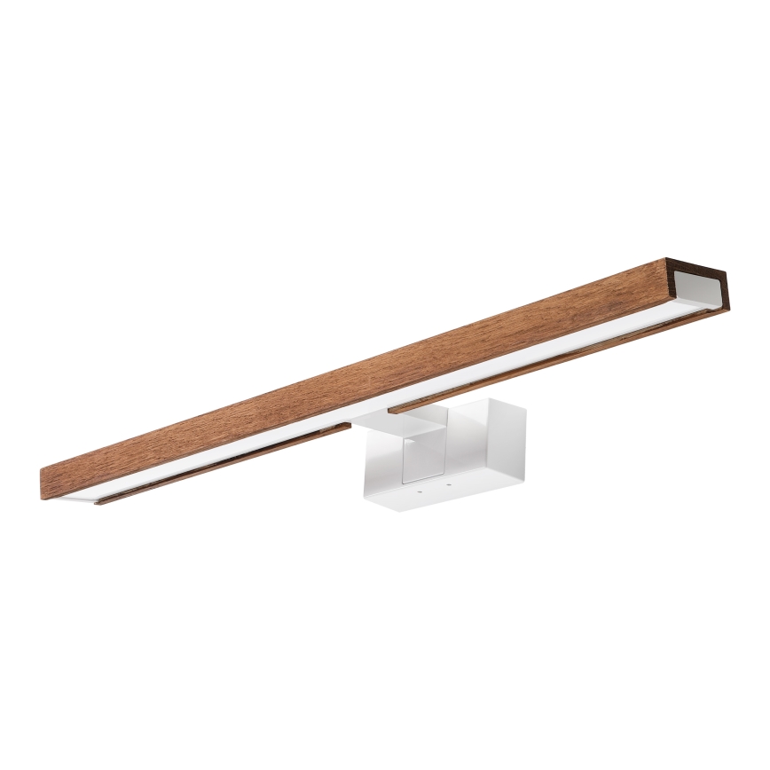 Brilagi - LED Koupelnové osvětlení zrcadla 3v1 WOODY MIRROR LED/12W/230V 60 cm IP44 bílá/dub třešeň