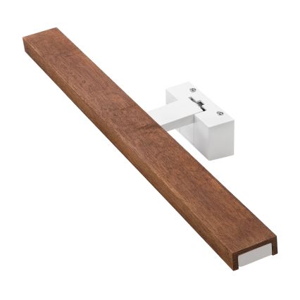 Brilagi - LED Koupelnové osvětlení zrcadla 3v1 WOODY MIRROR LED/12W/230V 60 cm IP44 bílá/dub třešeň