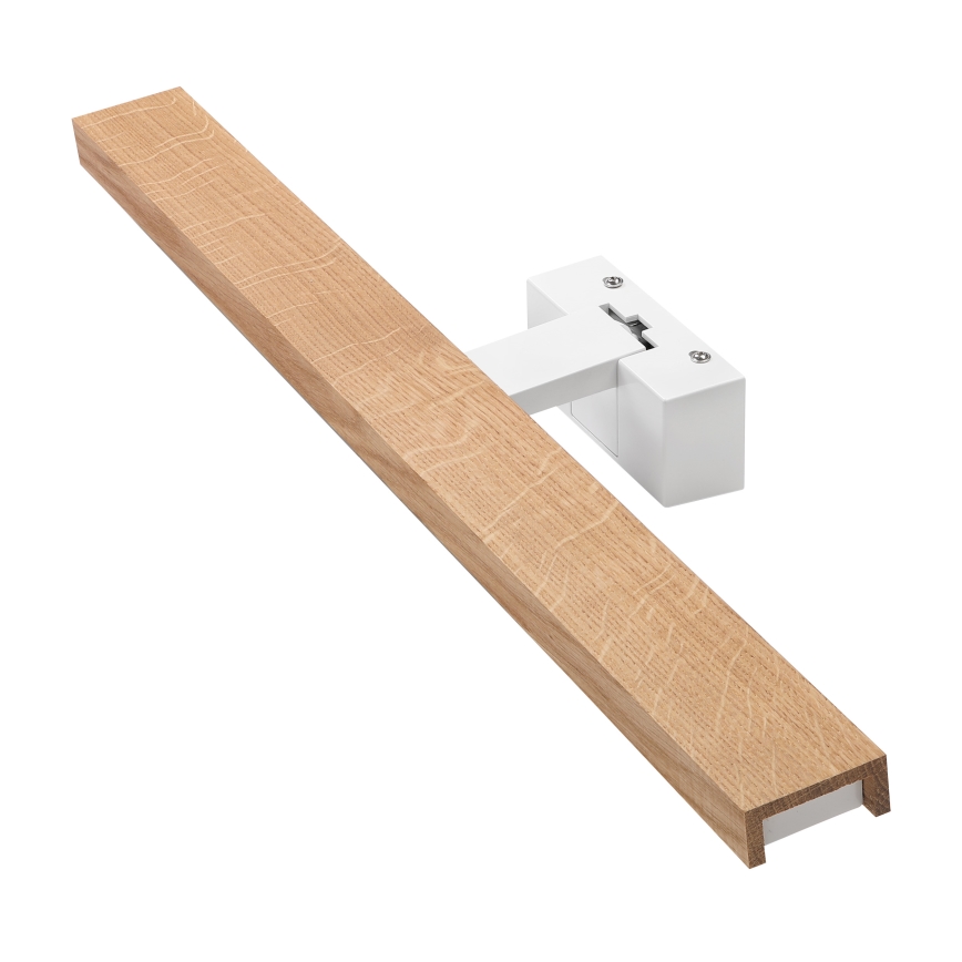 Brilagi - LED Koupelnové osvětlení zrcadla 3v1 WOODY MIRROR LED/12W/230V 60 cm IP44 bílá/dub