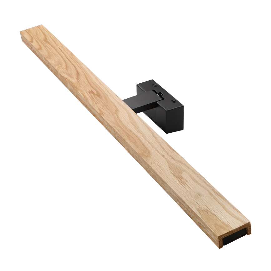 Brilagi - LED Koupelnové osvětlení zrcadla 3v1 WOODY MIRROR LED/15W/230V 80 cm IP44 černá/dub