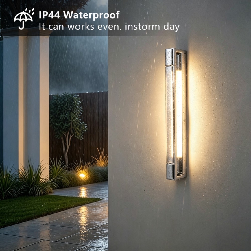 Brilagi - LED Koupelnové osvětlení zrcadla AQUA LINE LED/12W/230V 45 cm IP44 lesklý chrom CRI 90