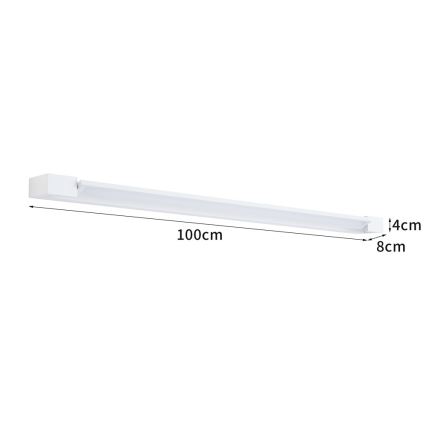 BRILAGI - LED Koupelnové osvětlení zrcadla AQUA LINE LED/28W/230V 100 cm IP44 bílá CRI 90