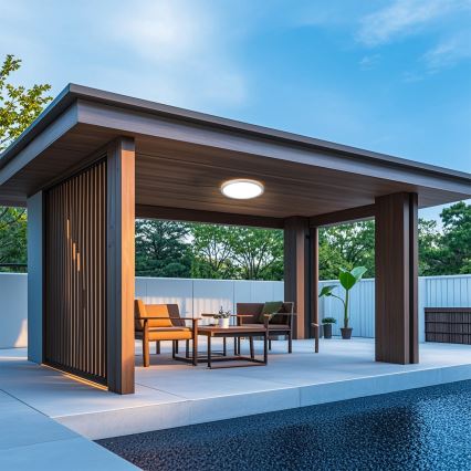 Brilagi - LED Koupelnové stropní svítidlo ULTRA SLIM LED/24W/230V pr. 42 cm stříbrná IP54