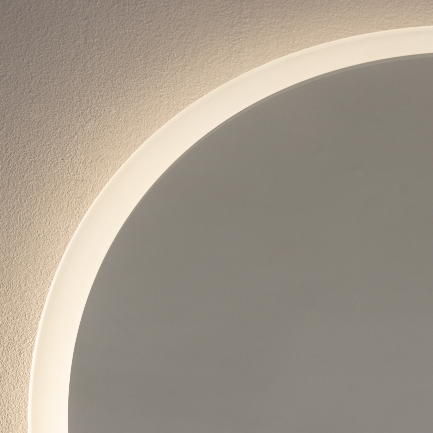 Brilagi - LED Koupelnové zrcadlo BERNATE LED/19W/230V pr. 60 cm stříbrná IP44 CRI 90 stmívatelné + CCT