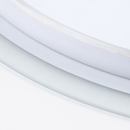 Brilagi - LED Koupelnové zrcadlo BERNATE LED/19W/230V pr. 60 cm stříbrná IP44 CRI 90 stmívatelné + CCT