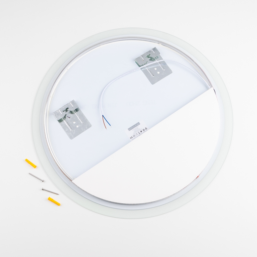 Brilagi - LED Koupelnové zrcadlo CUNEO LED/19W/230V pr. 60 cm IP44 CRI 90 stmívatelné + CCT