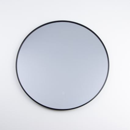 Brilagi - LED Koupelnové zrcadlo NOVARA LED/19W/230V pr. 60 cm černá IP44 CRI 90 stmívatelné + CCT