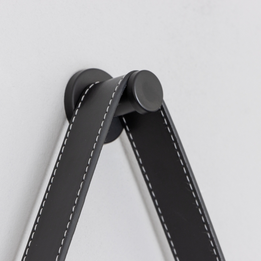 Brilagi - LED Koupelnové zrcadlo PALANZO LED/19W/230V pr. 60 cm černá IP44 CRI 90 stmívatelné + CCT