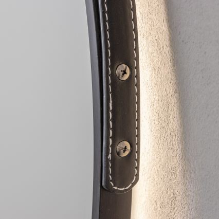 Brilagi - LED Koupelnové zrcadlo VERESE LED/19W/230V pr. 60 cm černá IP44 CRI 90 stmívatelné + CCT