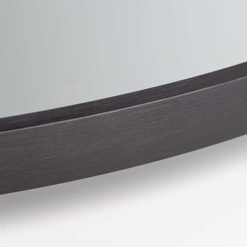 Brilagi - LED Koupelnové zrcadlo VERESE LED/19W/230V pr. 60 cm černá IP44 CRI 90 stmívatelné + CCT