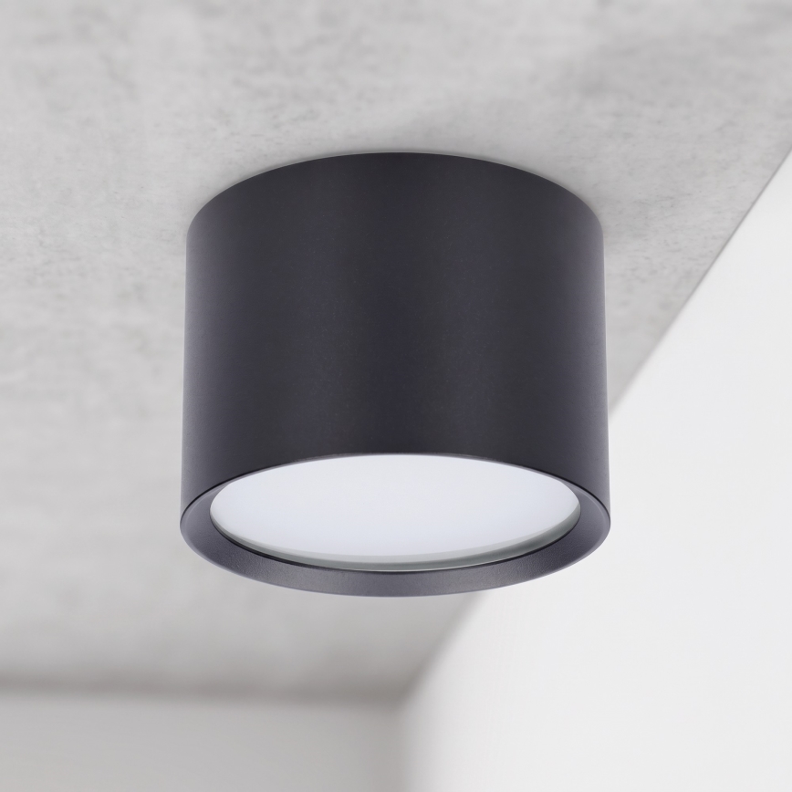 BRILAGI - LED Koupelnové bodové svítidlo SMOOTH 1xGX53/15W/230V 60x82 mm černá IP65