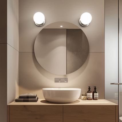 Brilagi - LED Koupelnové nástěnné svítidlo BALL LED/6W/230V 3000/4000/6500K IP44 lesklý chrom
