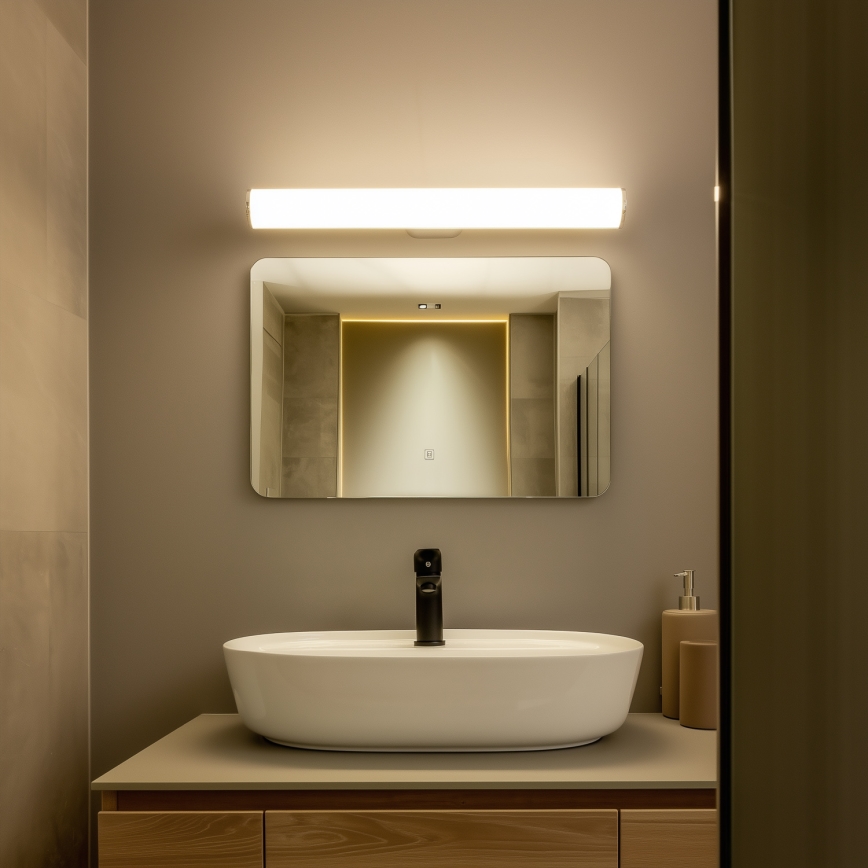 Brilagi - LED Koupelnové osvětlení zrcadla TUBE LED/15W/230V 3000/4000/6500K IP44 lesklý chrom