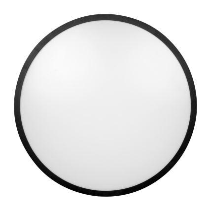 Brilagi - LED Koupelnové stropní svítidlo se senzorem ZENNA LED/18W/230V pr. 29,5 cm IP44 černá + dálkové ovládání