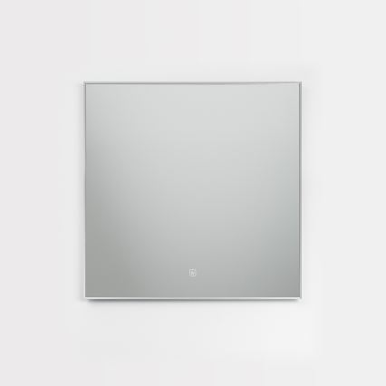 Brilagi - LED Koupelnové zrcadlo DESIO LED/24W/230V 60x60 cm stříbrná IP44 CRI 90 stmívatelné + CCT