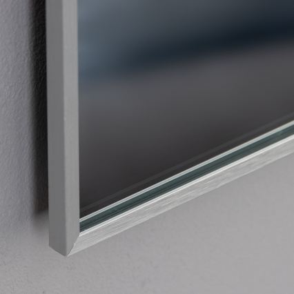 Brilagi - LED Koupelnové zrcadlo DESIO LED/24W/230V 60x60 cm stříbrná IP44 CRI 90 stmívatelné + CCT