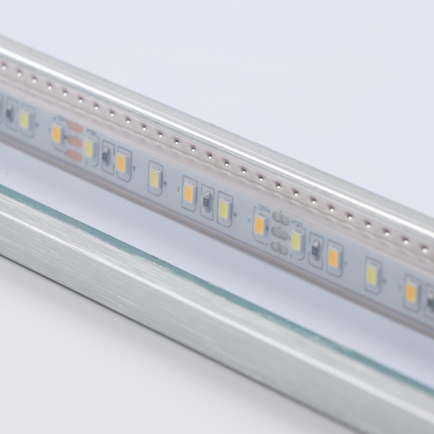 Brilagi - LED Koupelnové zrcadlo DESIO LED/24W/230V 60x60 cm stříbrná IP44 CRI 90 stmívatelné + CCT