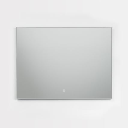 Brilagi - LED Koupelnové zrcadlo DESIO LED/28W/230V 60x80 cm stříbrná IP44 CRI 90 stmívatelné + CCT