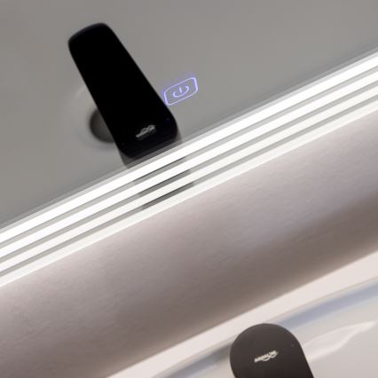 Brilagi - LED Koupelnové zrcadlo MELZO LED/28W/230V 60x80 cm IP44 CRI 90 stmívatelné + CCT