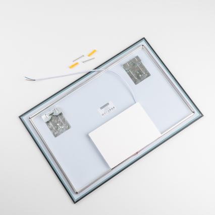 Brilagi - LED Koupelnové zrcadlo SUELLO LED/20W/230V 40x60 cm černá IP44 CRI 90 stmívatelné + CCT