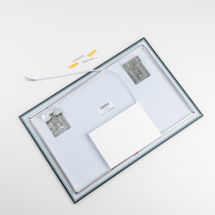 Brilagi - LED Koupelnové zrcadlo SUELLO LED/20W/230V 40x60 cm černá IP44 CRI 90 stmívatelné + CCT