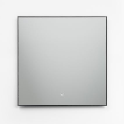 Brilagi - LED Koupelnové zrcadlo SUELLO LED/24W/230V 60x60 cm černá IP44 CRI 90 stmívatelné + CCT