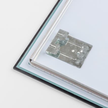 Brilagi - LED Koupelnové zrcadlo SUELLO LED/24W/230V 60x60 cm černá IP44 CRI 90 stmívatelné + CCT