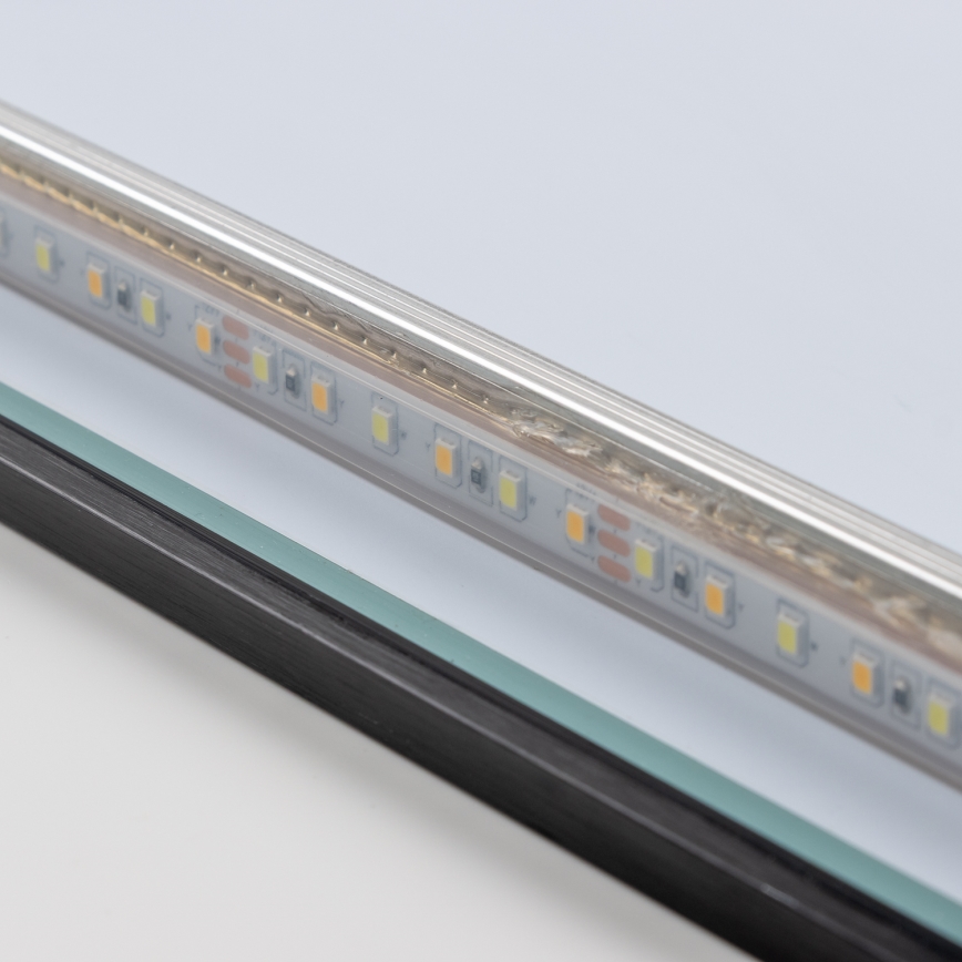 Brilagi - LED Koupelnové zrcadlo SUELLO LED/28W/230V 60x80 cm černá IP44 CRI 90 stmívatelné + CCT