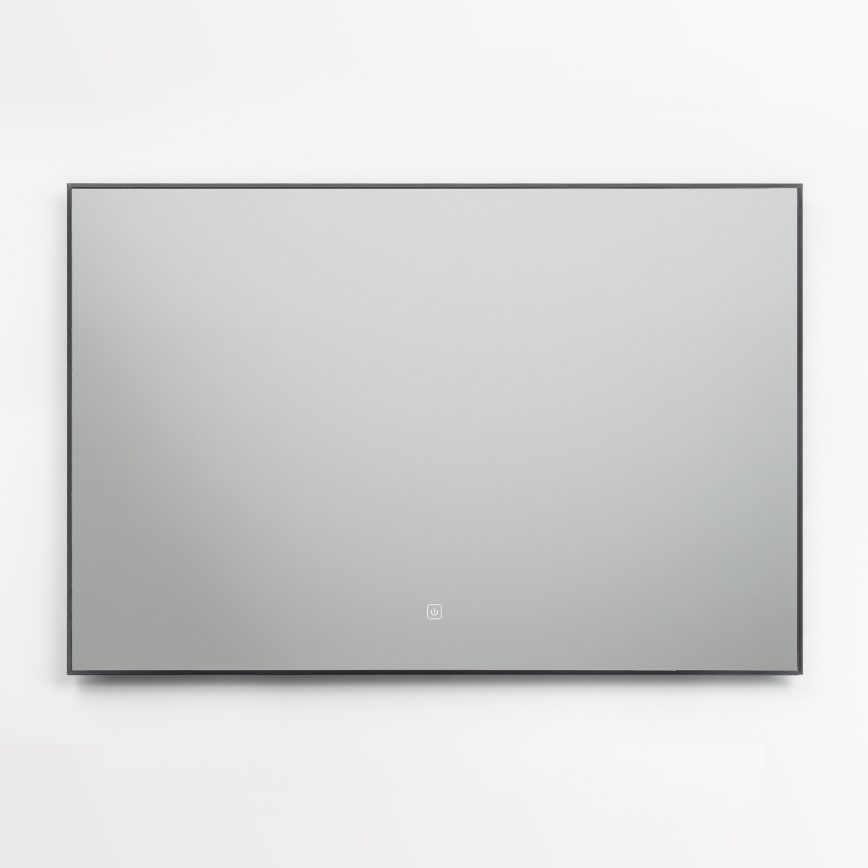 Brilagi - LED Koupelnové zrcadlo SUELLO LED/30W/230V 60x90 cm černá IP44 CRI 90 stmívatelné + CCT