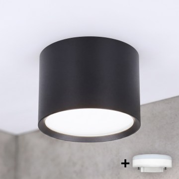 BRILAGI - LED Koupelnové bodové svítidlo SMOOTH 1xGX53/15W/230V 60x82 mm černá IP65