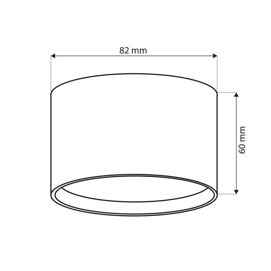 Brilagi - LED Koupelnové bodové svítidlo SMOOTH 1xGX53/15W/230V antracit IP65
