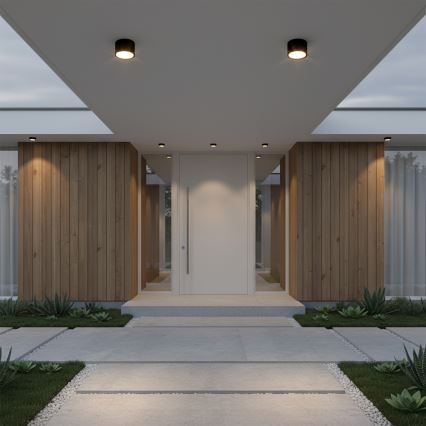 Brilagi - LED Koupelnové bodové svítidlo SMOOTH 1xGX53/15W/230V černá IP65