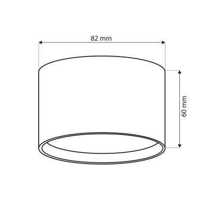 Brilagi - LED Koupelnové bodové svítidlo SMOOTH 1xGX53/15W/230V černá IP65