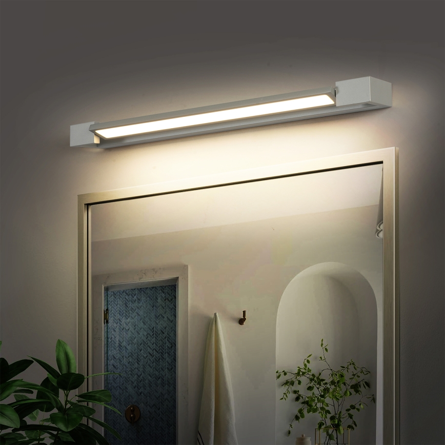 Brilagi - LED Koupelnové osvětlení zrcadla AQUA LINE LED/18W/230V 60 cm IP44 matný chrom CRI 90