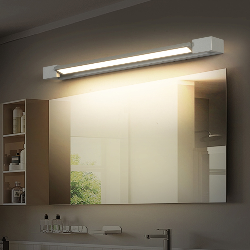Brilagi - LED Koupelnové osvětlení zrcadla AQUA LINE LED/18W/230V 60 cm IP44 matný chrom CRI 90