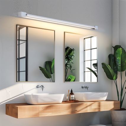 Brilagi - LED Koupelnové osvětlení zrcadla AQUA LINE LED/36W/230V 120 cm IP44 matný chrom CRI 90